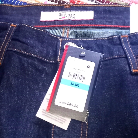 Tommy Hilfiger Denim Stretch Relaxed Mens Jeans#-1600 - Picture 5 of 12